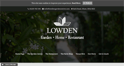 Desktop Screenshot of lowdengardencentre.com