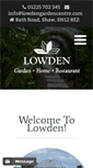 Mobile Screenshot of lowdengardencentre.com